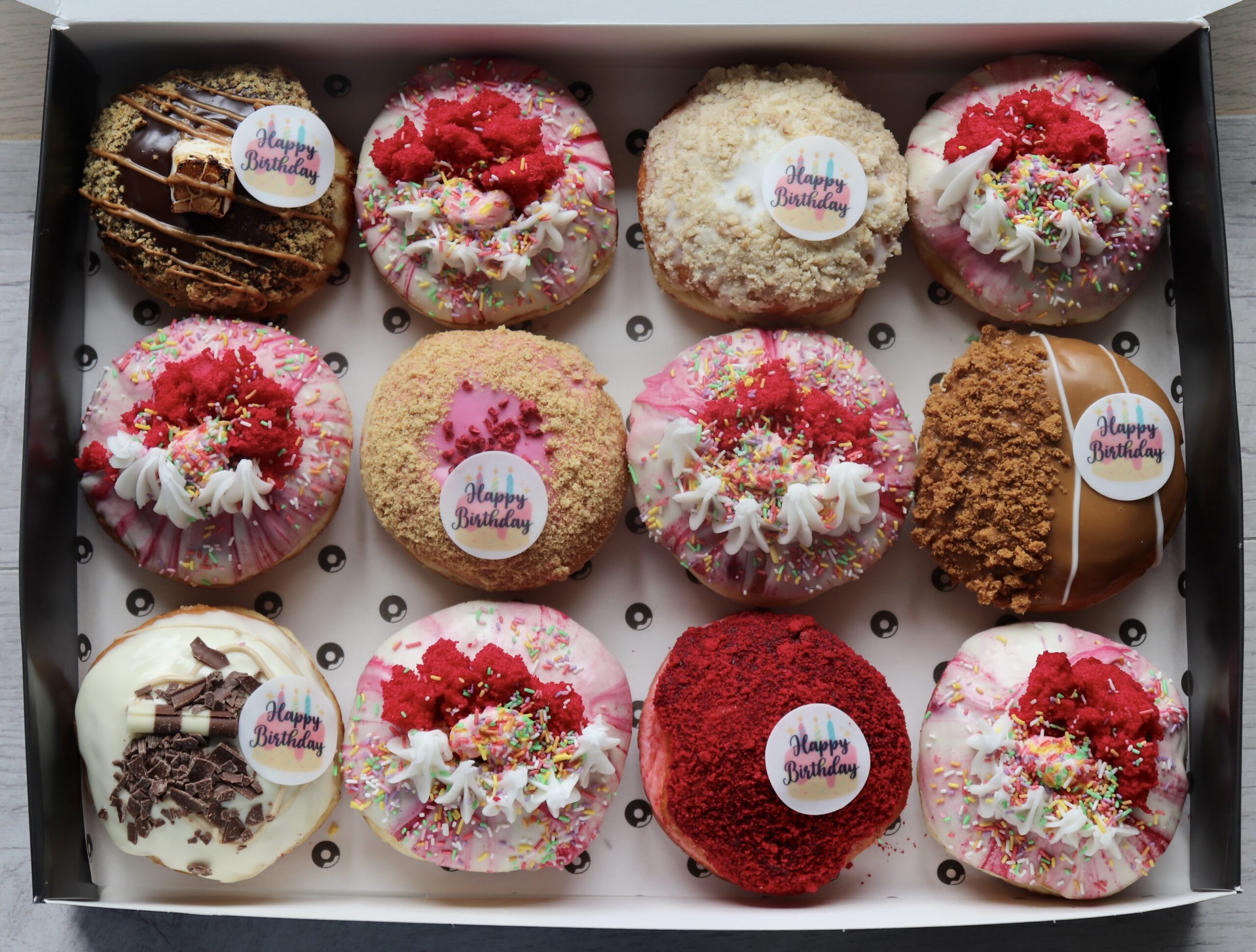 Birthday Donut box