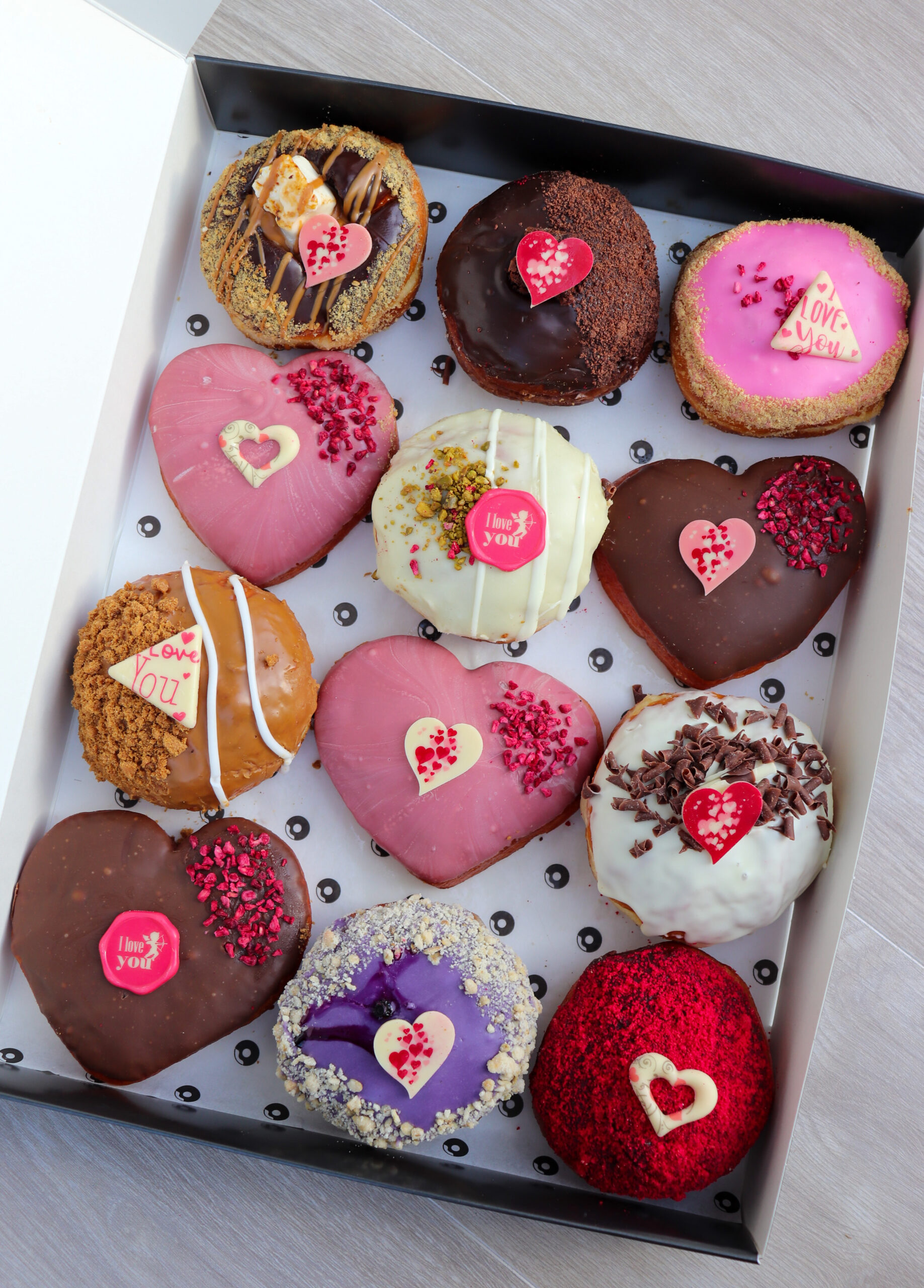 Valentine’s Day donuts